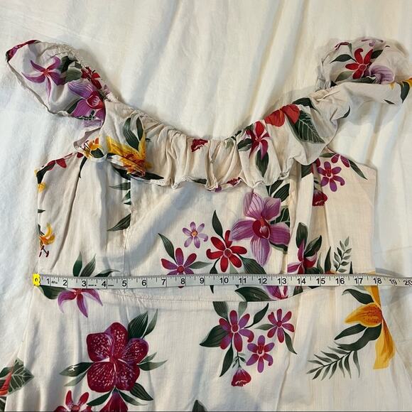 Old Navy Plus flutter Ruffle Neckline Knee Length dress size 1X - Picture 5 of 9